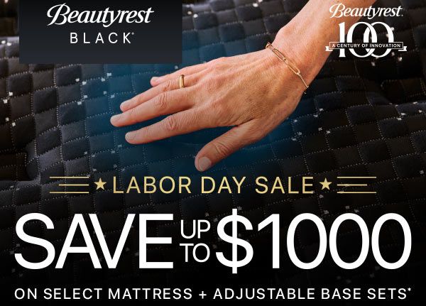 Beautyrest Black save up to $1000